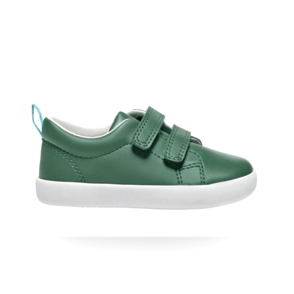 Ten Little Everyday Original Toddler Shoes- Emerald Green, size 4.5